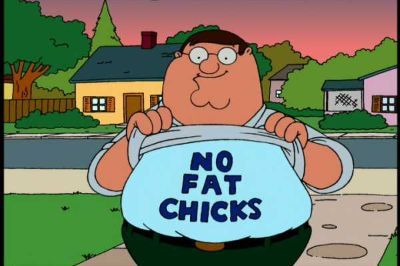 peter griffin no fat chicks